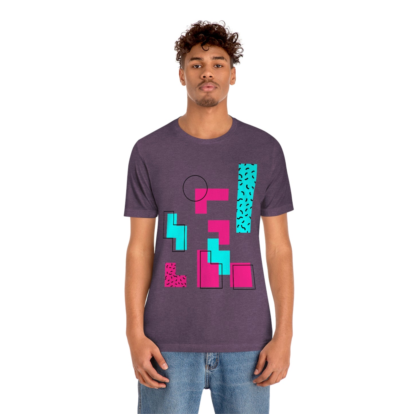 Tetris Retro Style Unisex Jersey Short Sleeve Tee