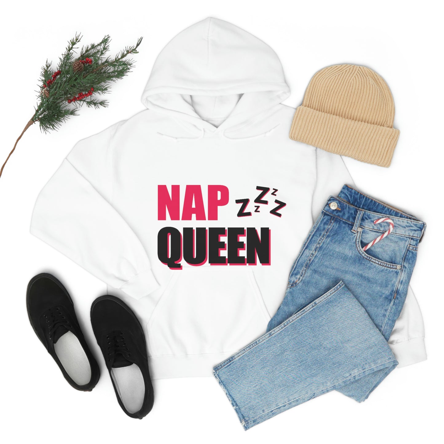 Nap Queen Unisex Hooded Sweatshirt