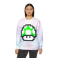 Mushroom 1UP 8 Bit Style Unisex Tie-Dye Sweatshirt