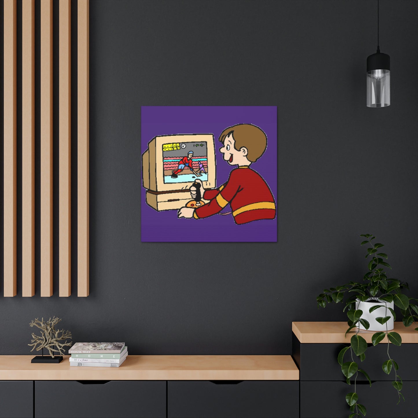 Old School Gamer Canvas Gallery Wraps