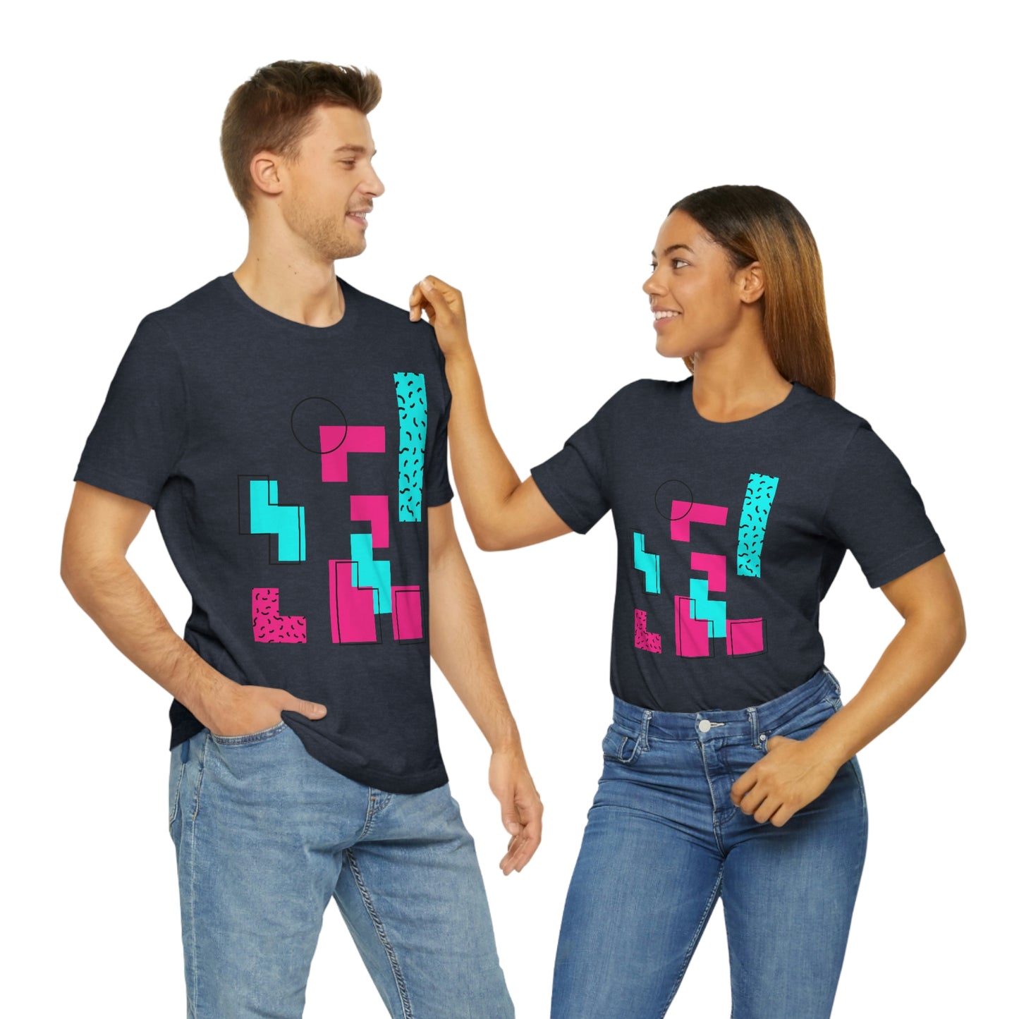 Tetris Retro Style Unisex Jersey Short Sleeve Tee