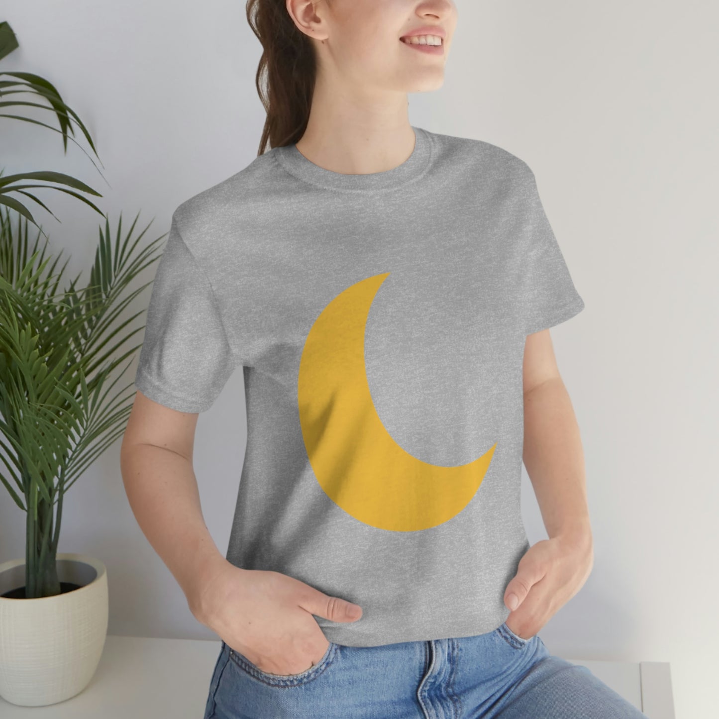 Half Moon Unisex Jersey Short Sleeve Tee