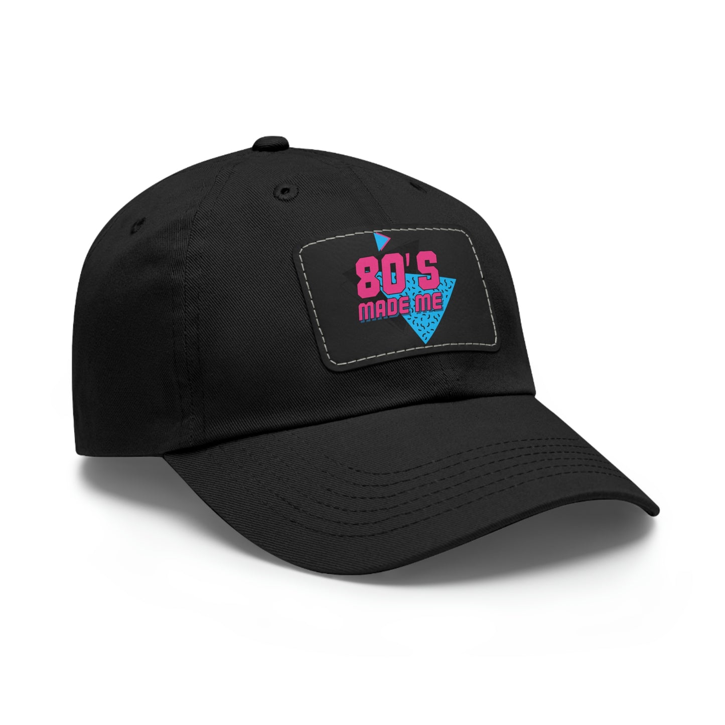 80s Made Me Dad Hat with Leather Patch