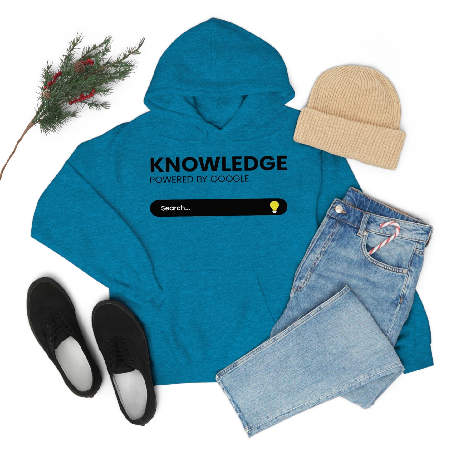 Knowledge Powered By Google Unisex Hooded Sweatshirt