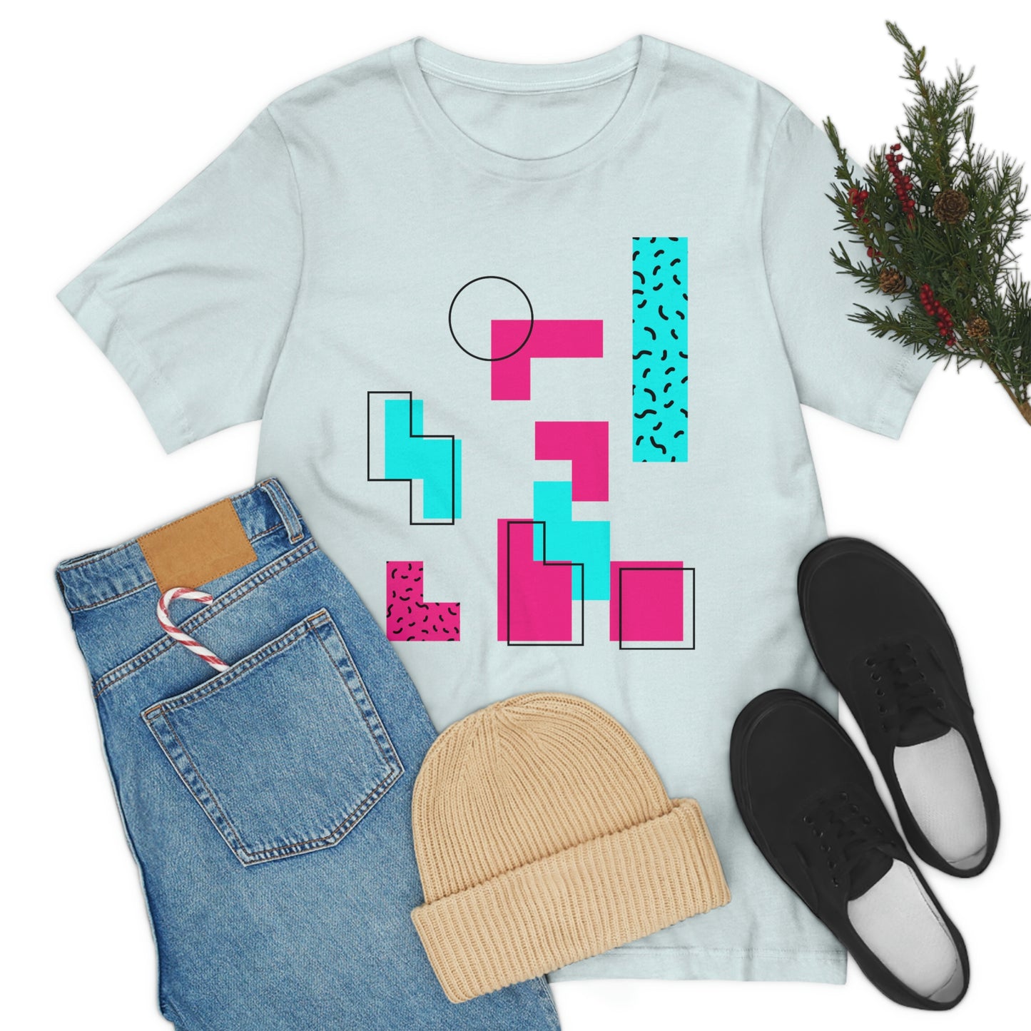 Tetris Retro Style Unisex Jersey Short Sleeve Tee