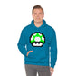 Mushroom 1UP 8 Bit Retro Style Unisex Hooded Sweatshirt