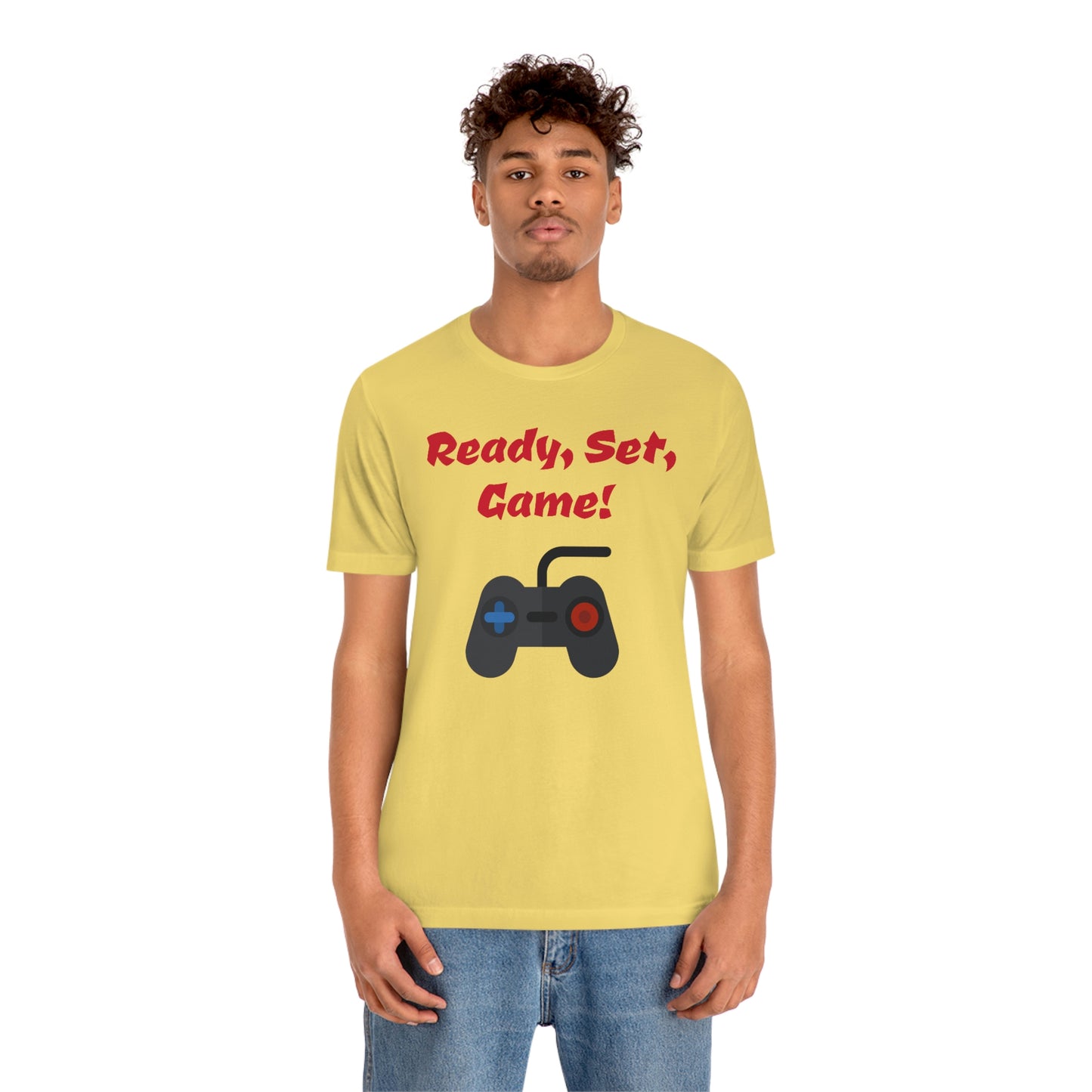 Ready, Set, Game! Unisex Jersey Short Sleeve Tee