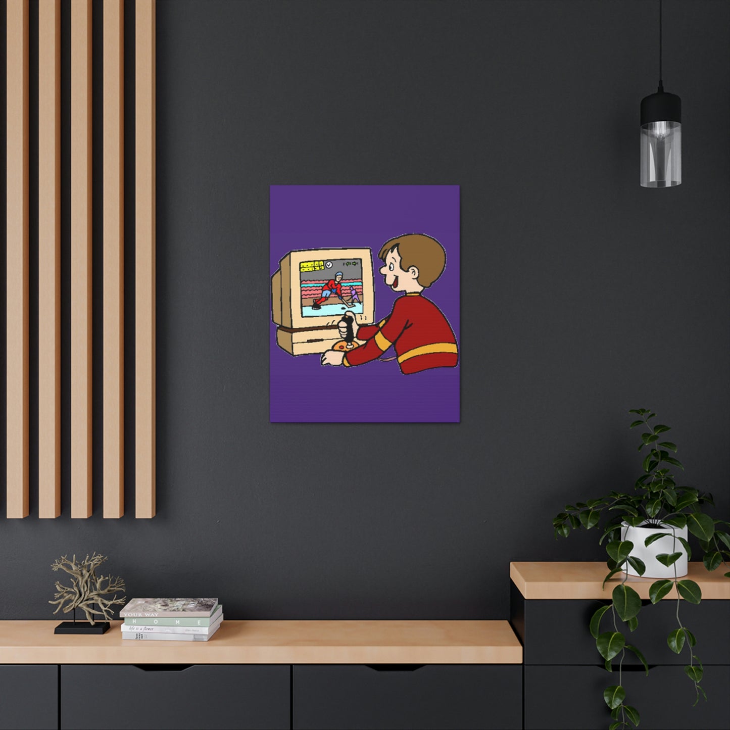 Old School Gamer Canvas Gallery Wraps