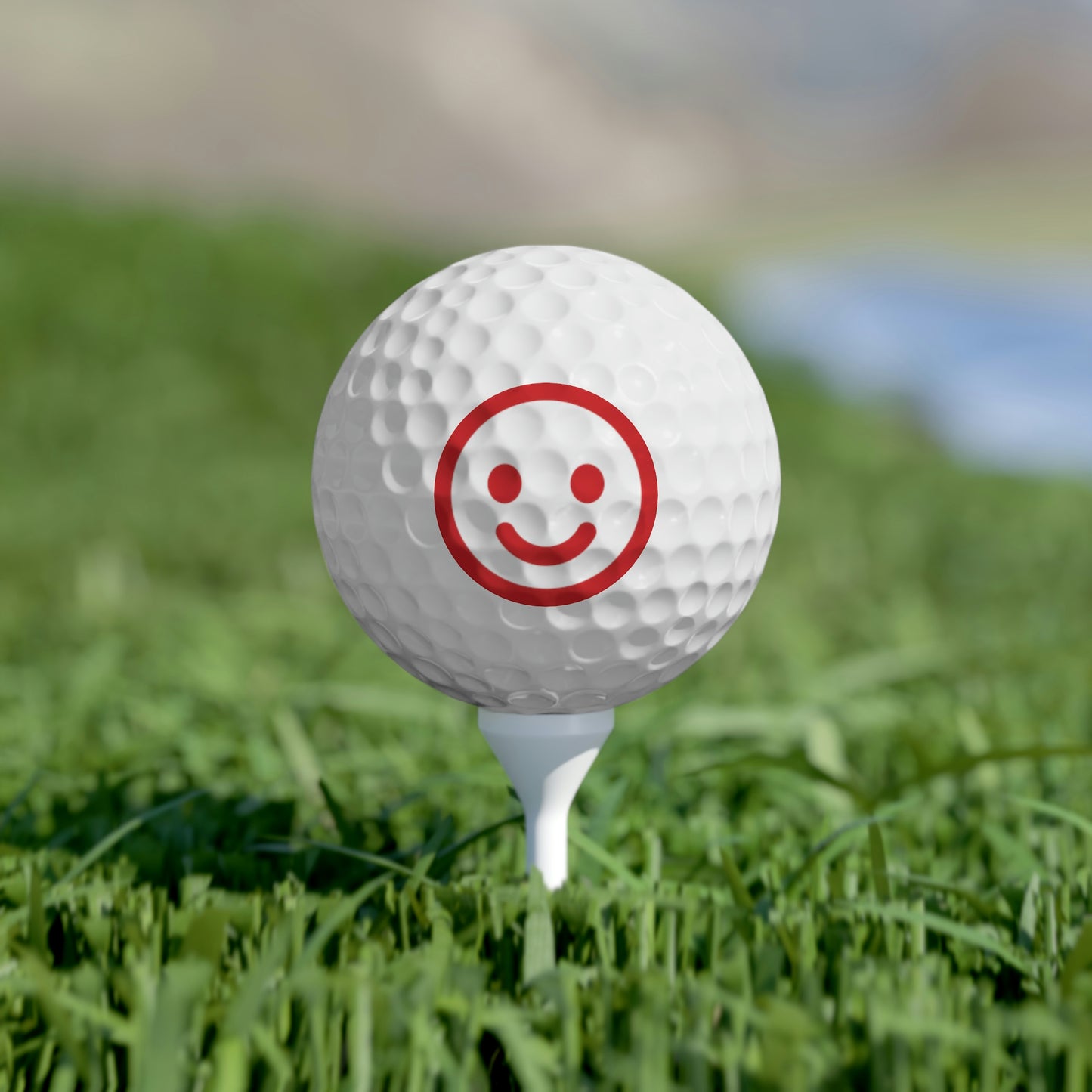 Smiley Face Golf Balls, 6pcs