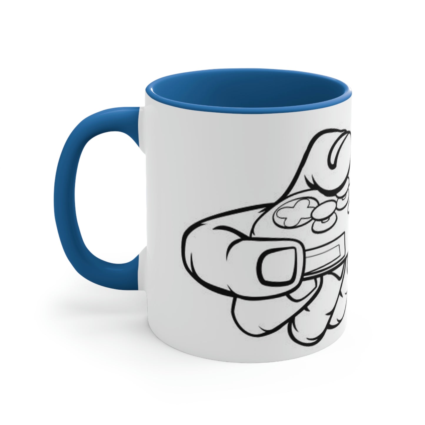 Game Controller Accent Coffee Mug, 11oz