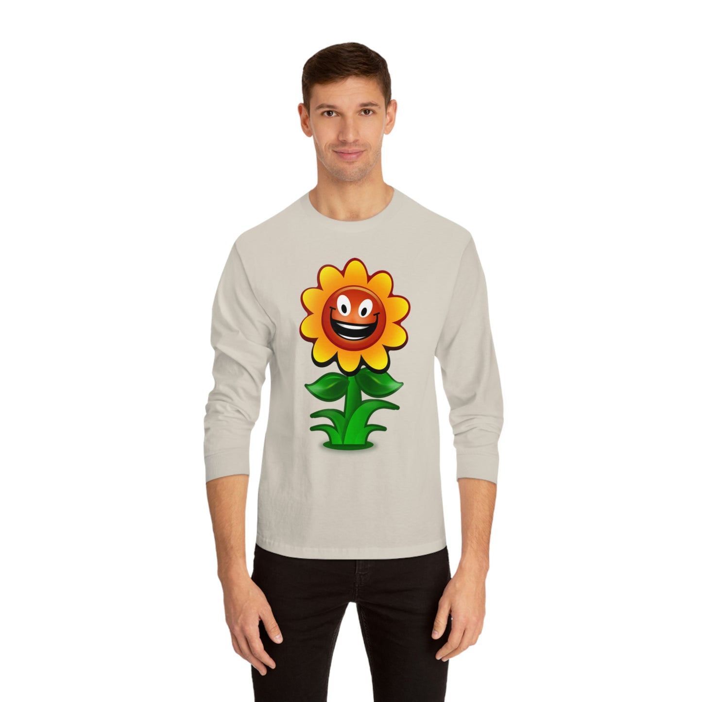 Video Game Retro Style Flower Unisex Classic Long Sleeve T-Shirt