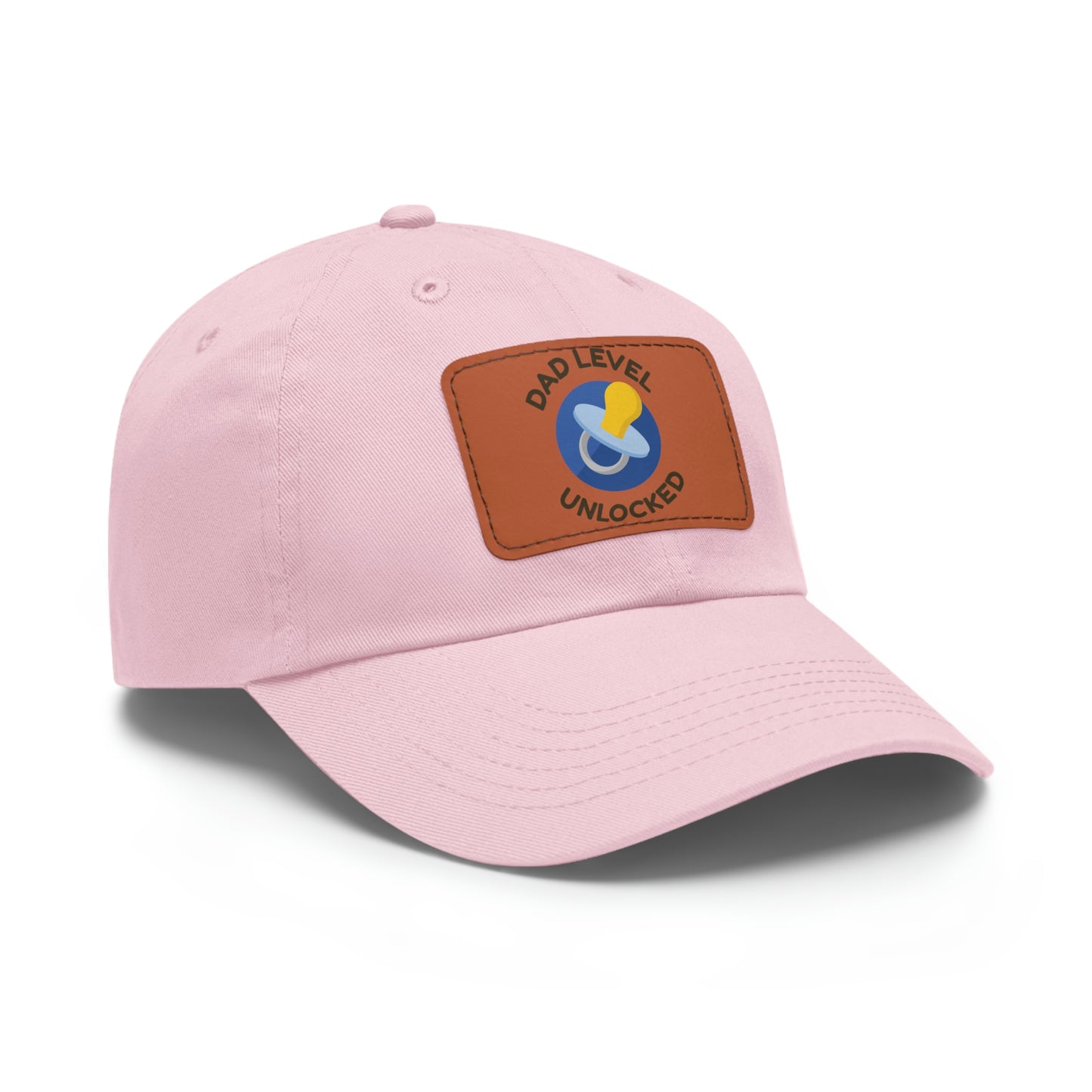 Dad Level Unlocked Dad Hat with Leather Patch