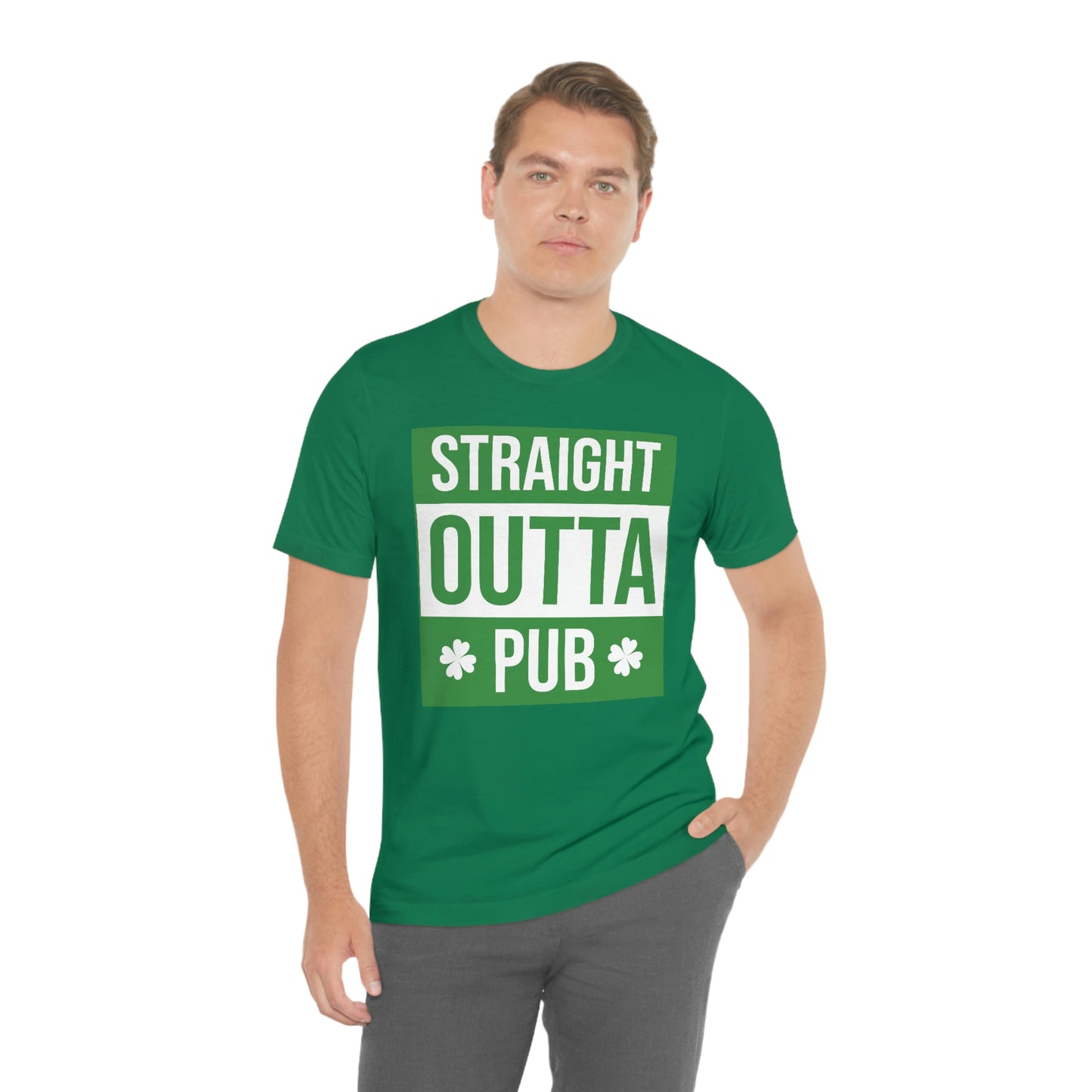 Straight Outta Pub Unisex Jersey Short Sleeve Tee