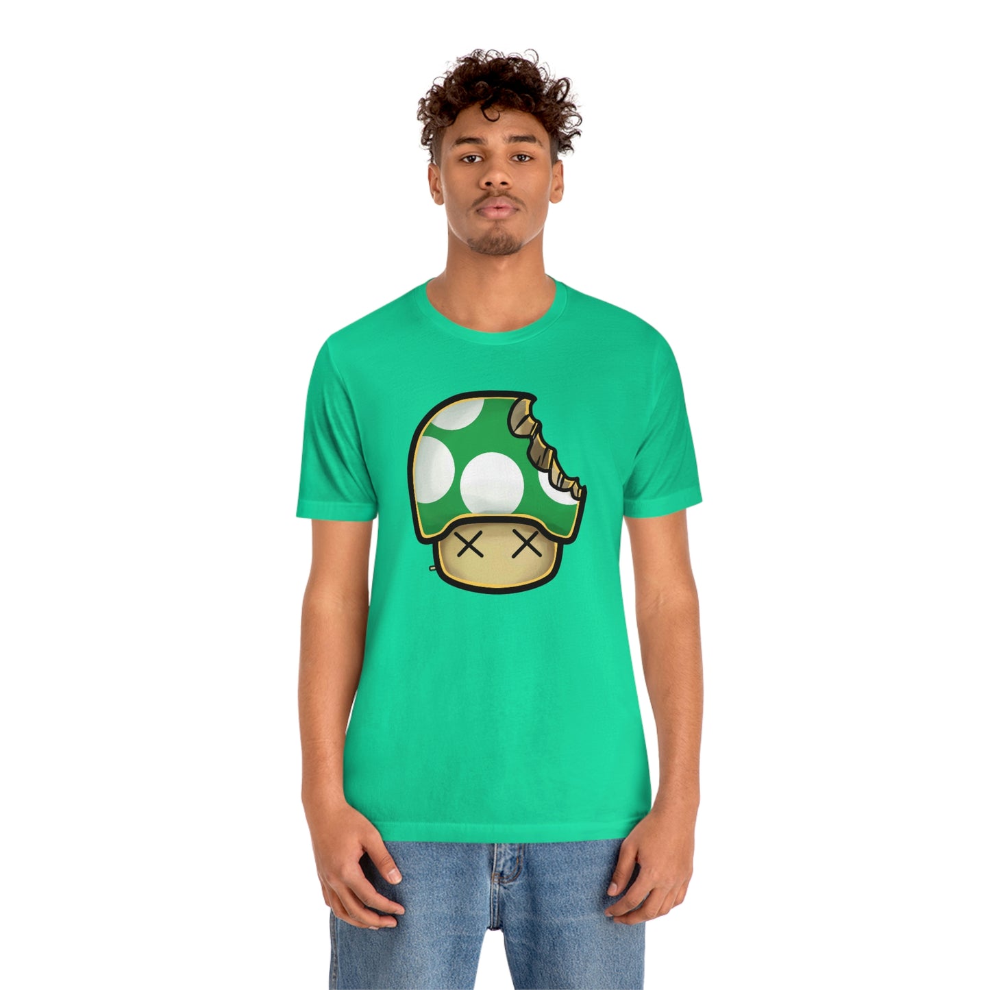 Bitten Mushroom Unisex Jersey Short Sleeve Tee