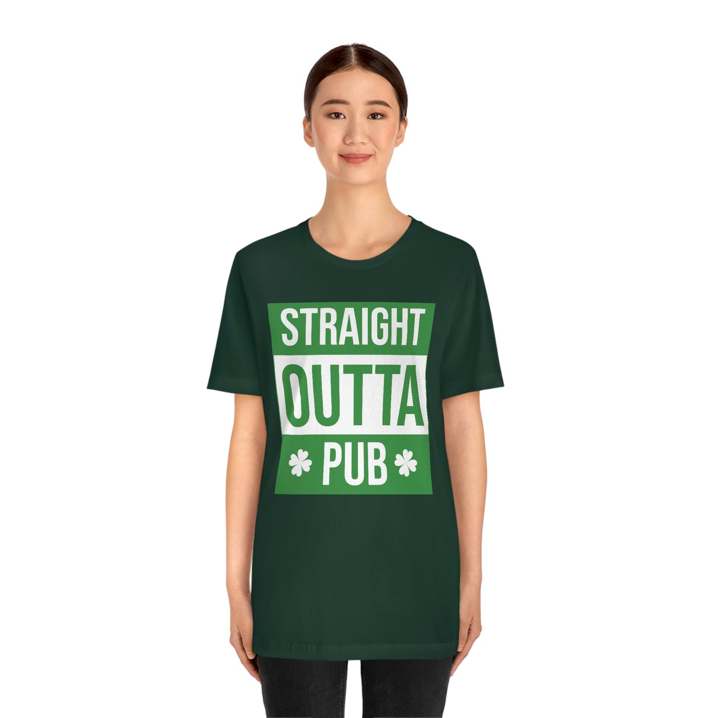 Straight Outta Pub Unisex Jersey Short Sleeve Tee