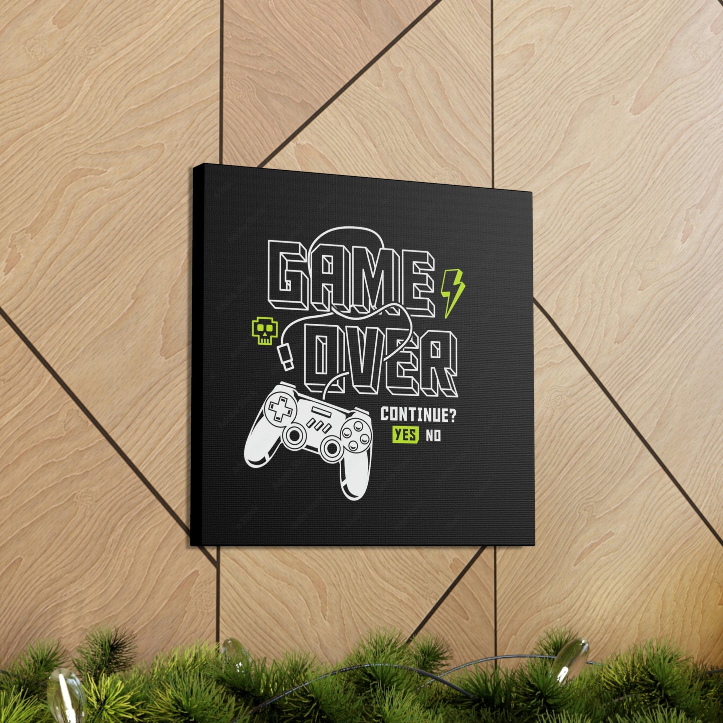 Game Over Canvas Gallery Wraps