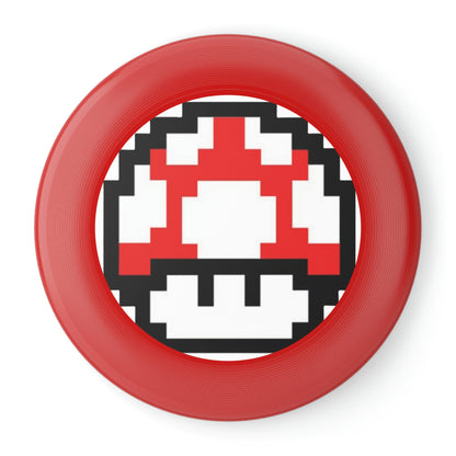 Red 8 Bit Style Mushroom Wham-O Frisbee