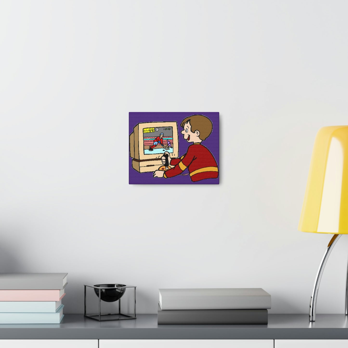 Old School Gamer Canvas Gallery Wraps