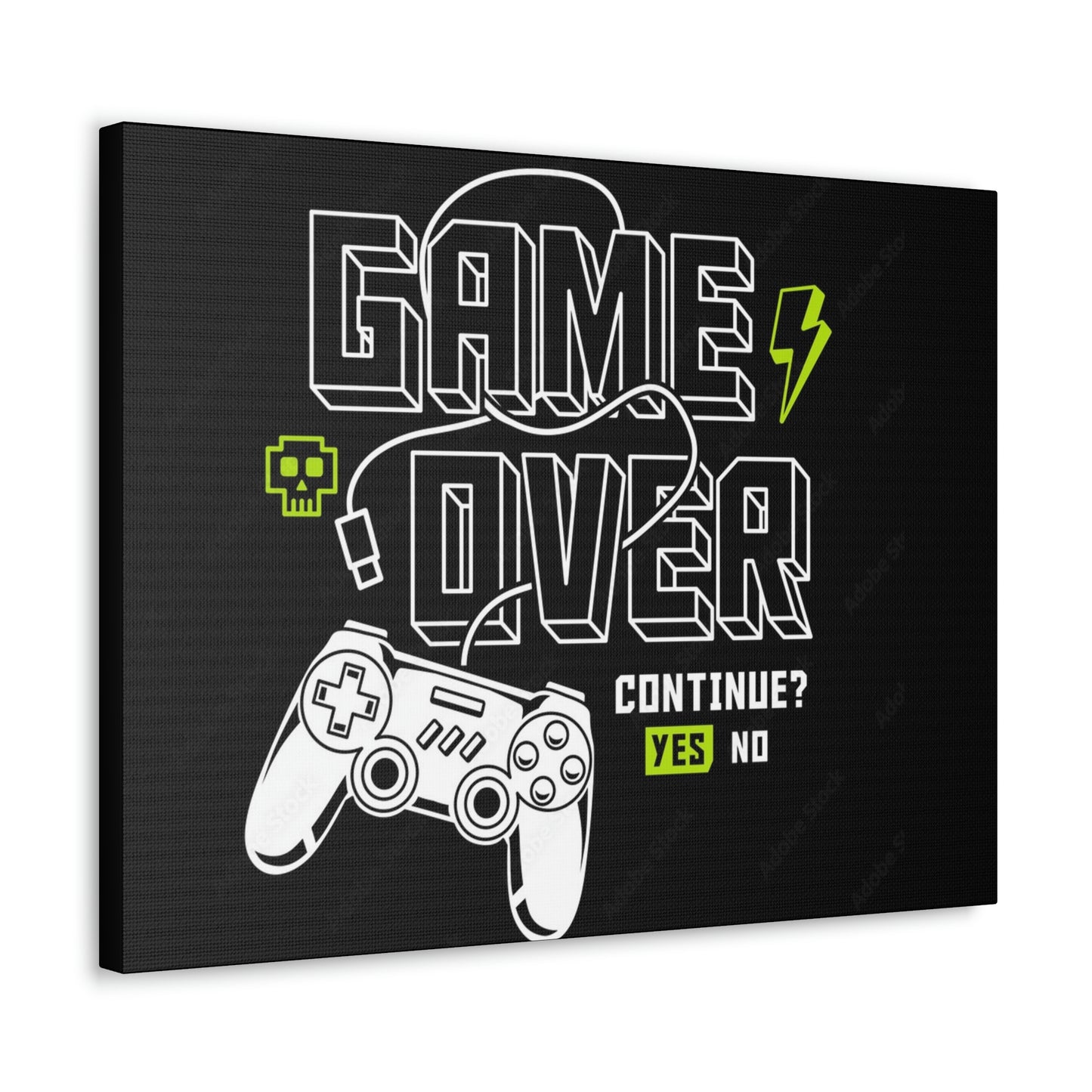 Game Over Canvas Gallery Wraps