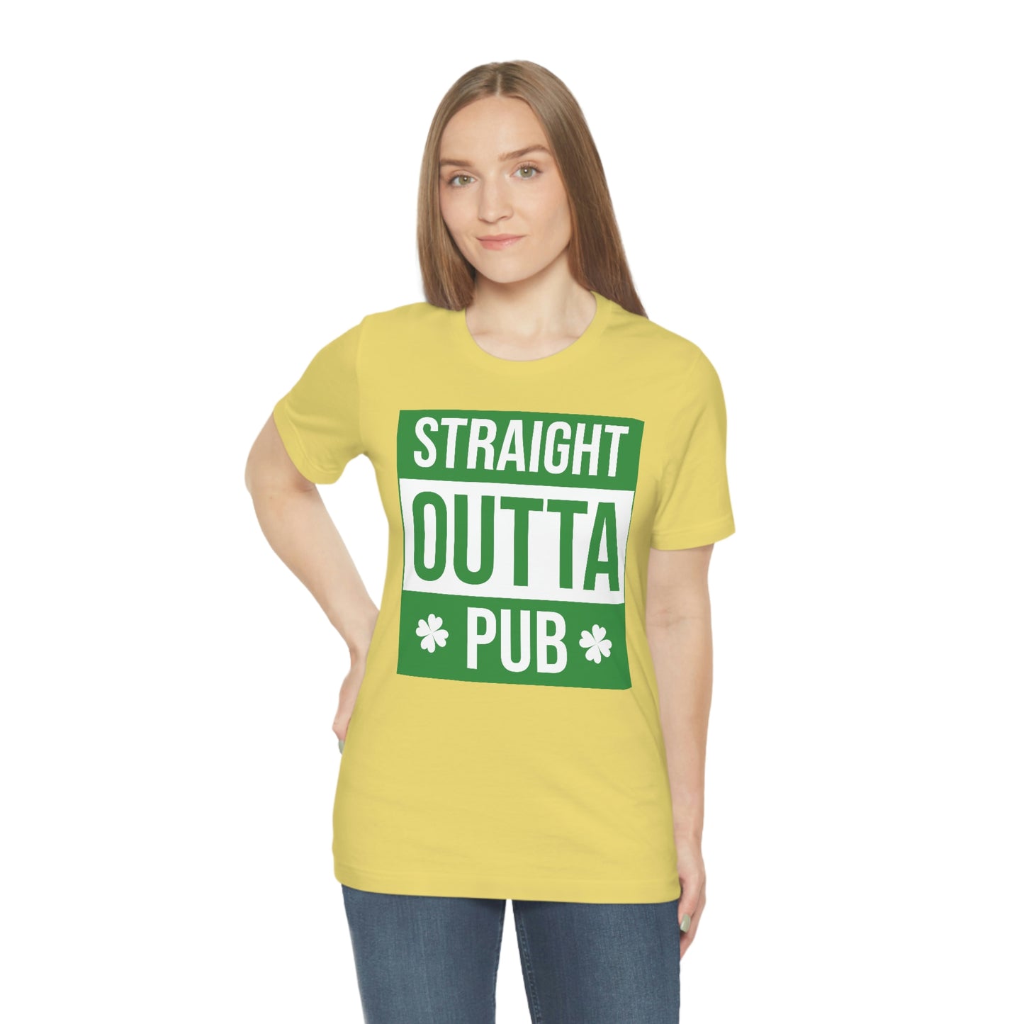 Straight Outta Pub Unisex Jersey Short Sleeve Tee