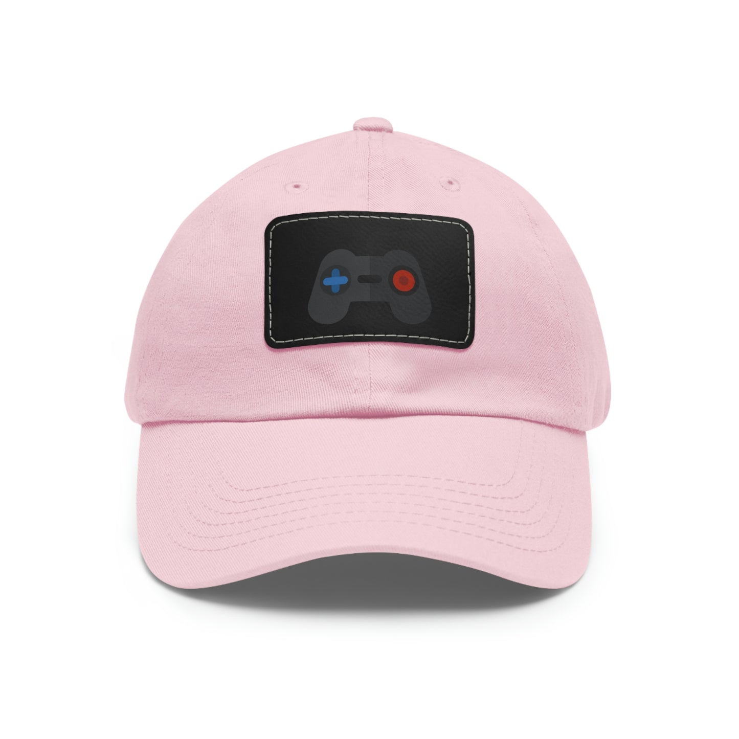 Retro Game Controller Dad Hat with Leather Patch