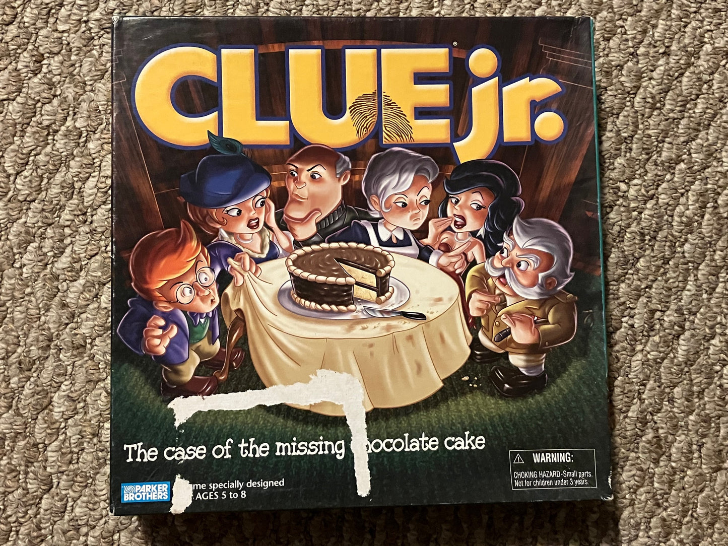 Clue Jr The Case of the Missing Chocolate Cake Board Game