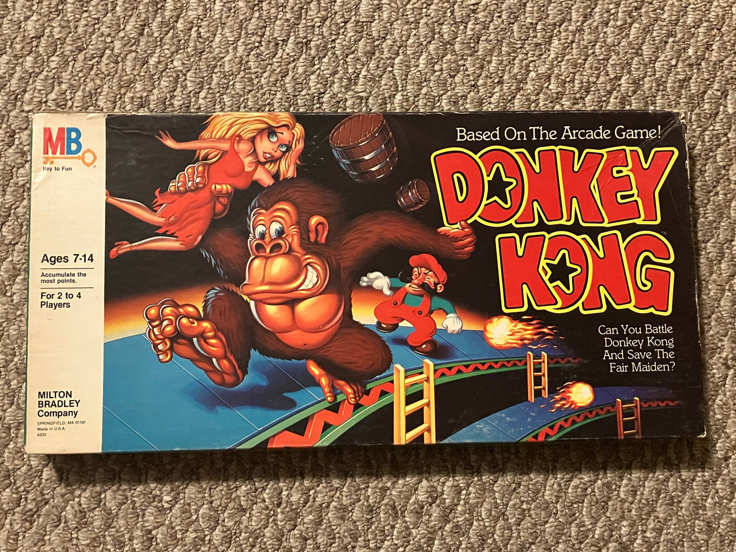 Donkey Kong Vintage 1982 Board Game