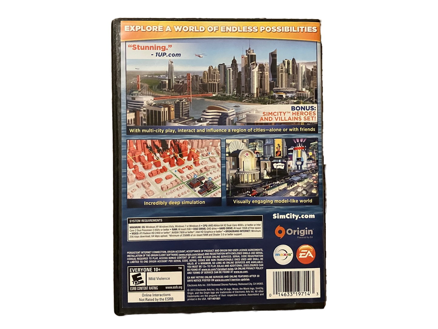 Sim City Limited Edition PC CD Rom Game