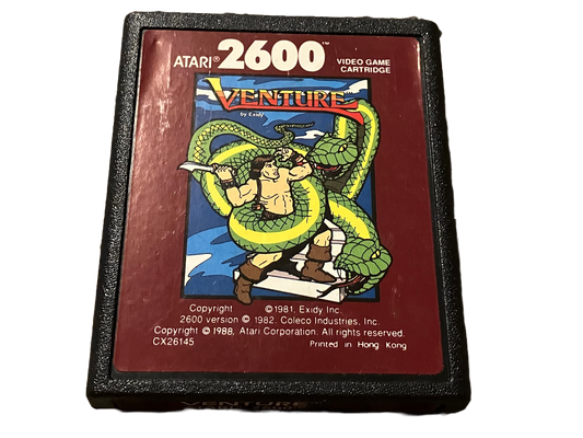 Venture Atari 2600 Video Game. Red Label!