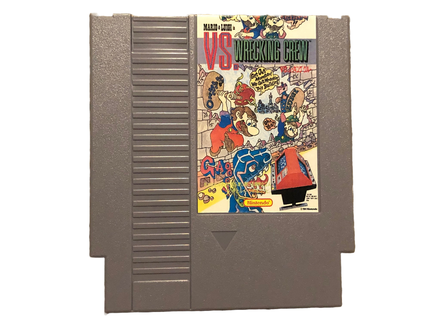 VS Wrecking Crew Nintendo NES Video Game