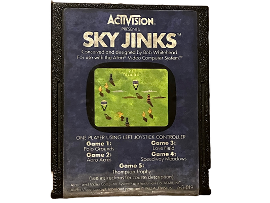 Sky Jinks Atari 2600 Video Game