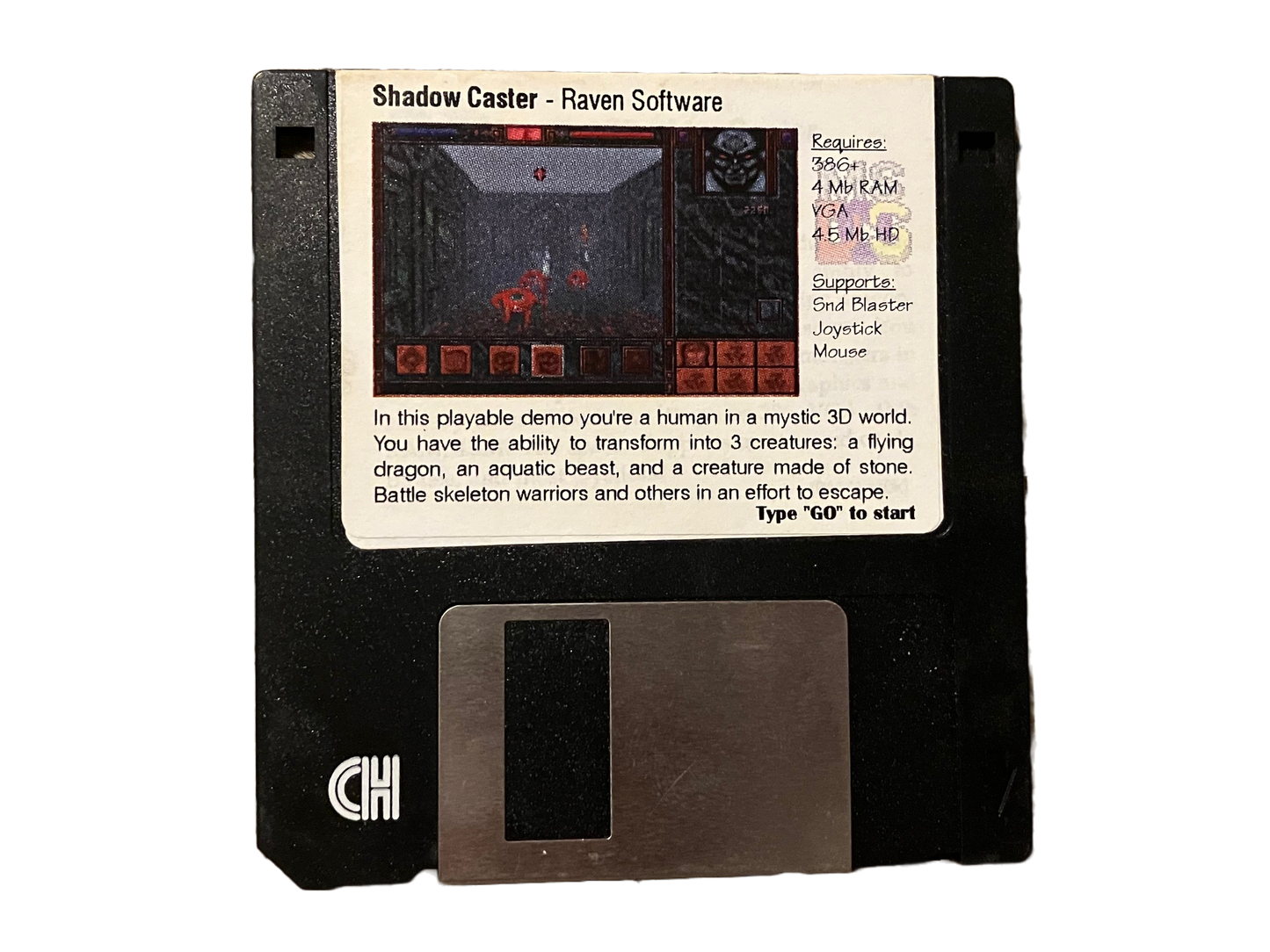 Shadow Caster Vintage PC MS Dos Game