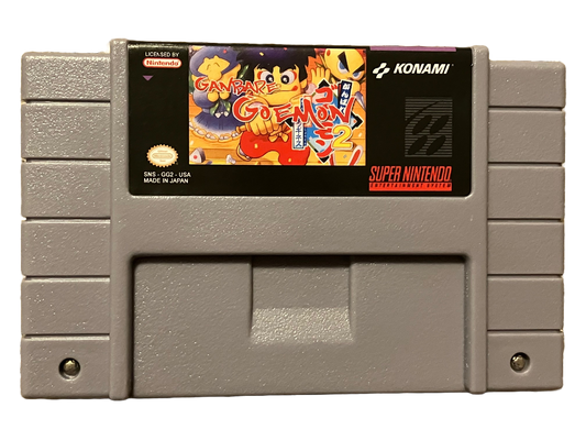 Ganbare Goemon 2 Super Nintendo SNES Video Game