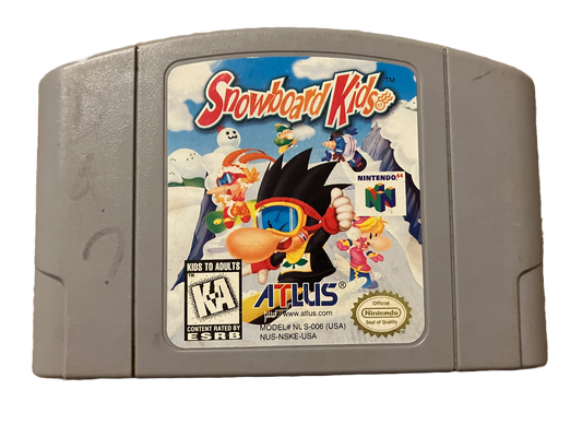 Snowboard Kids Nintendo 64 N64 Video Game
