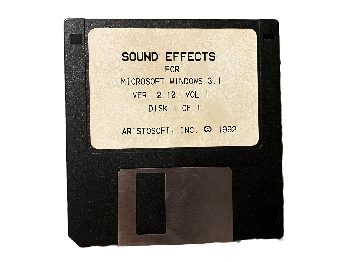 Old Computer Sound Effects Sound Effects for Microsoft Windows 3.1 Vintage PC MS Dos Floppy ...