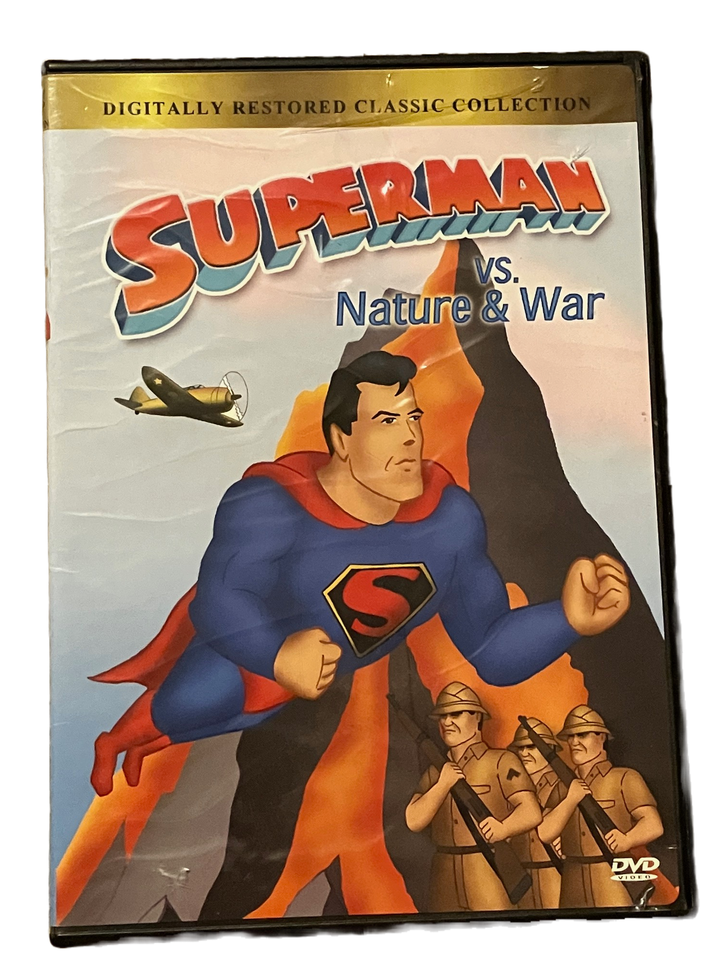 Superman vs Nature & War Used DVD Movie. Unrated.