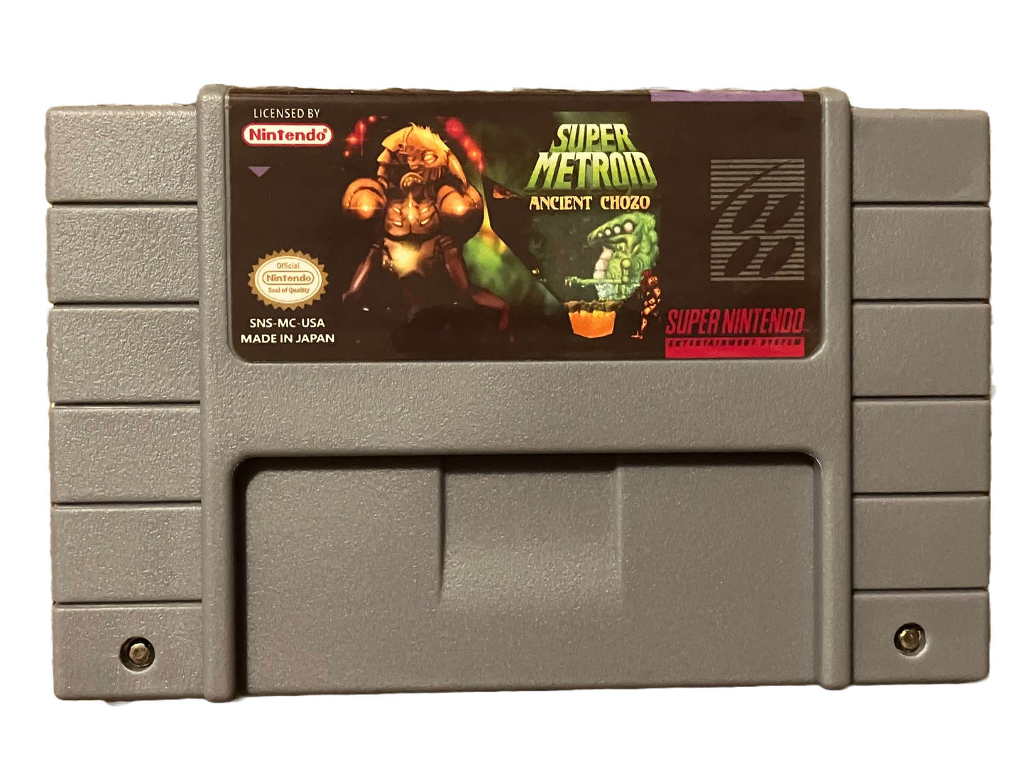 Super Metroid Ancient Chozo Super Nintendo SNES Video Game