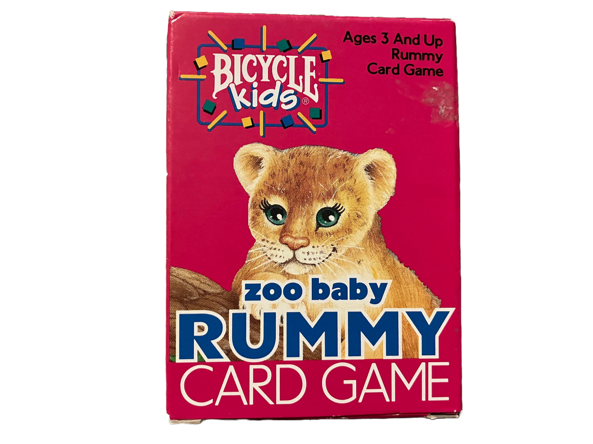 Baby Rummy Zoo Baby Rummy Vintage Bicycle Kids Card Game – Puzzles LTD