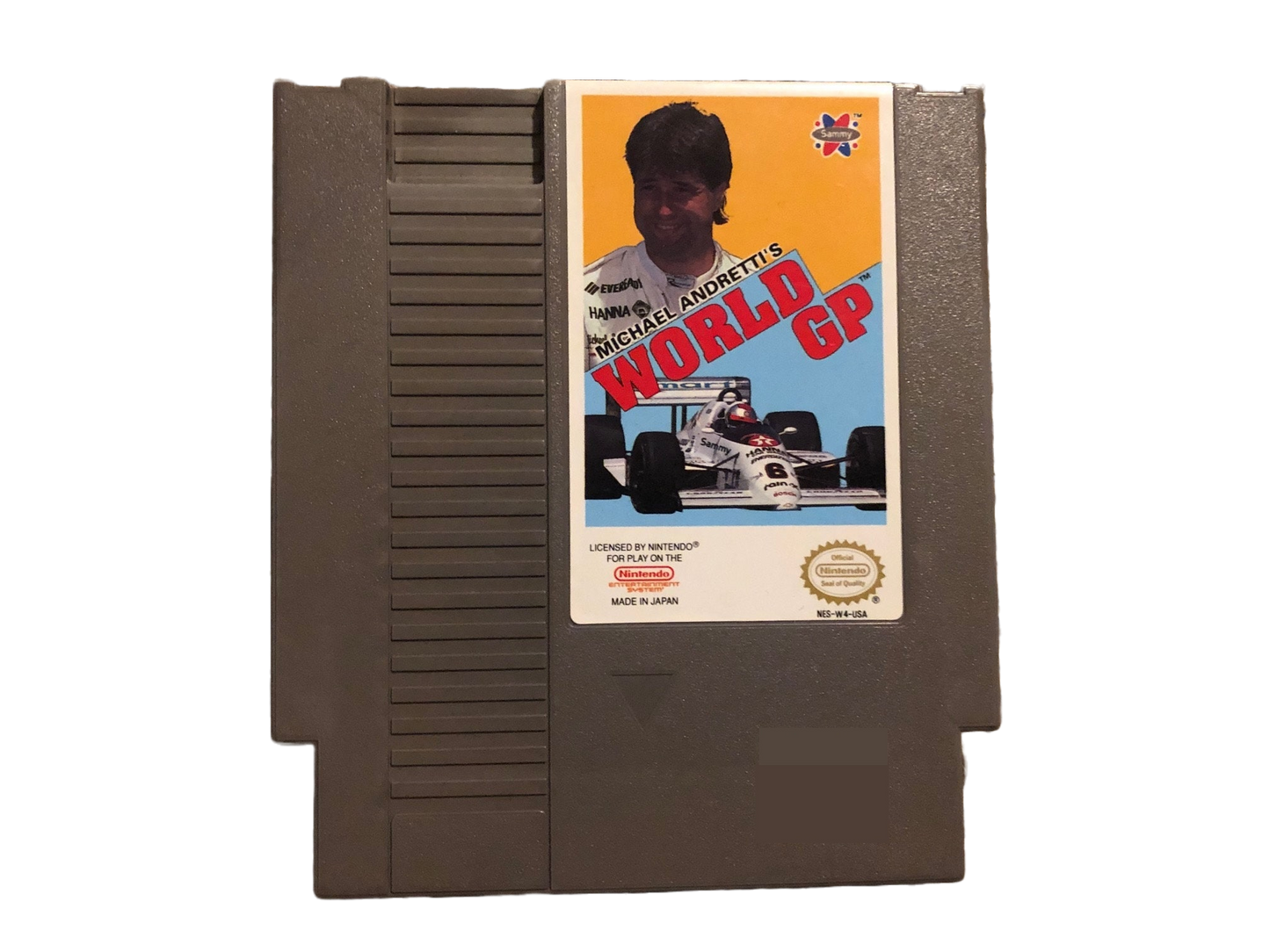 Michael Andretti World Grand Prix GP Nintendo NES Video Game