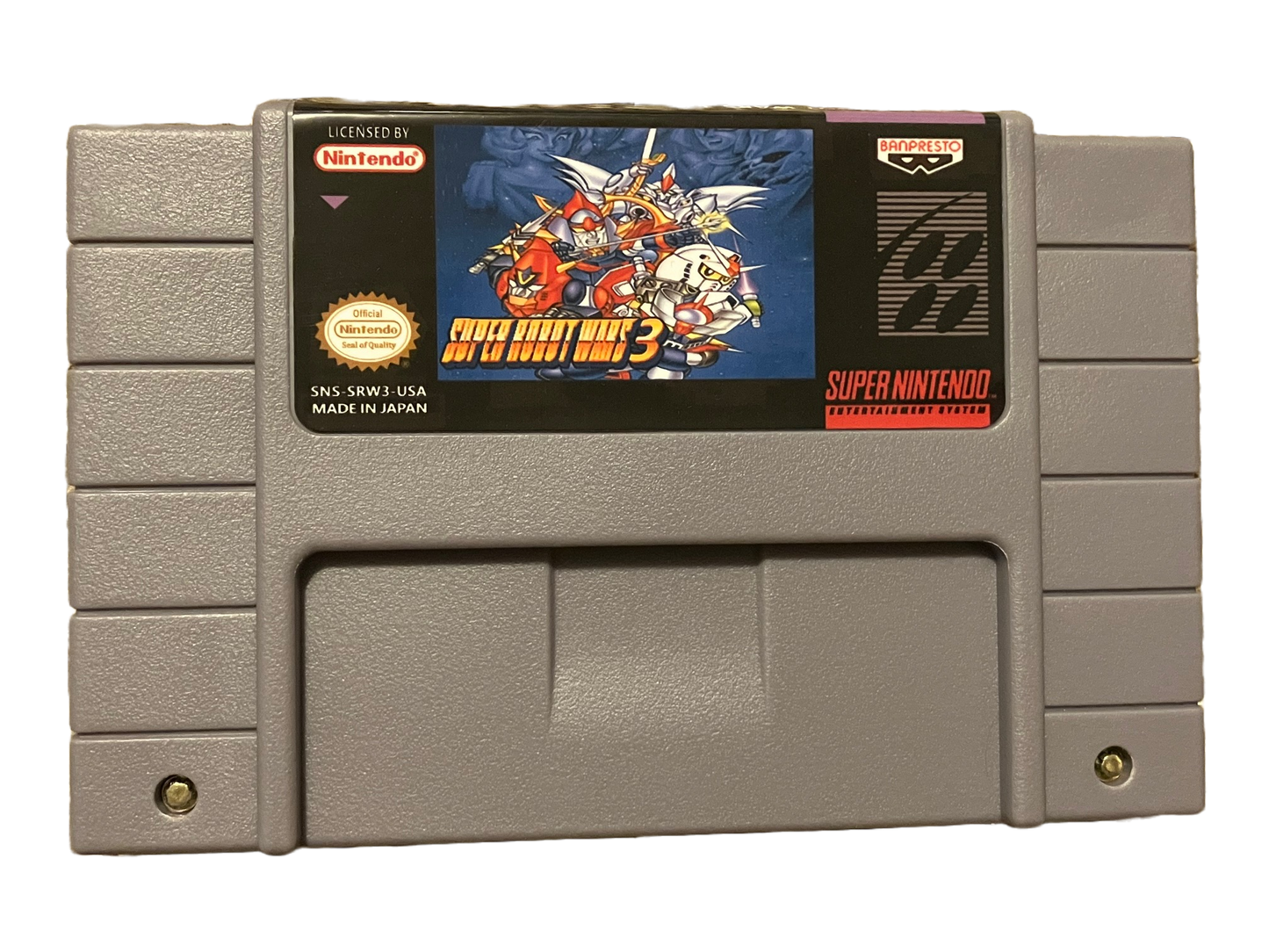 Super Robot Wars 3 Super Nintendo SNES Video Game