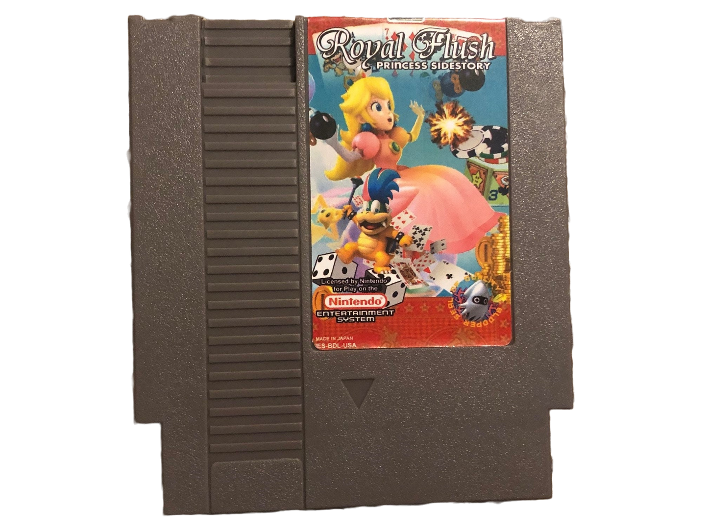 Royal Flush A Princess Side Story Nintendo NES Video Game