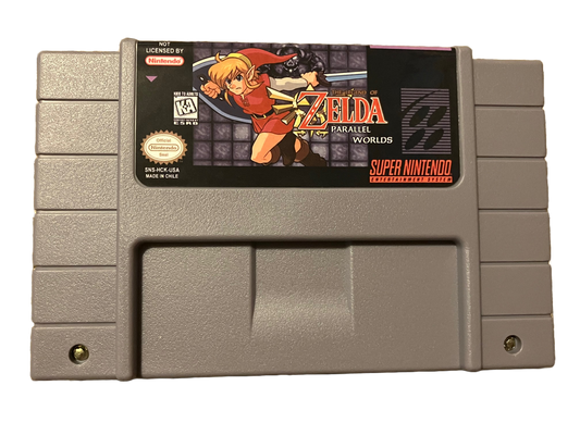 The Legend of Zelda Parallel Worlds Super Nintendo SNES Video Game