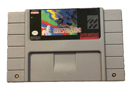 Equestriabound Super Nintendo SNES Video Game