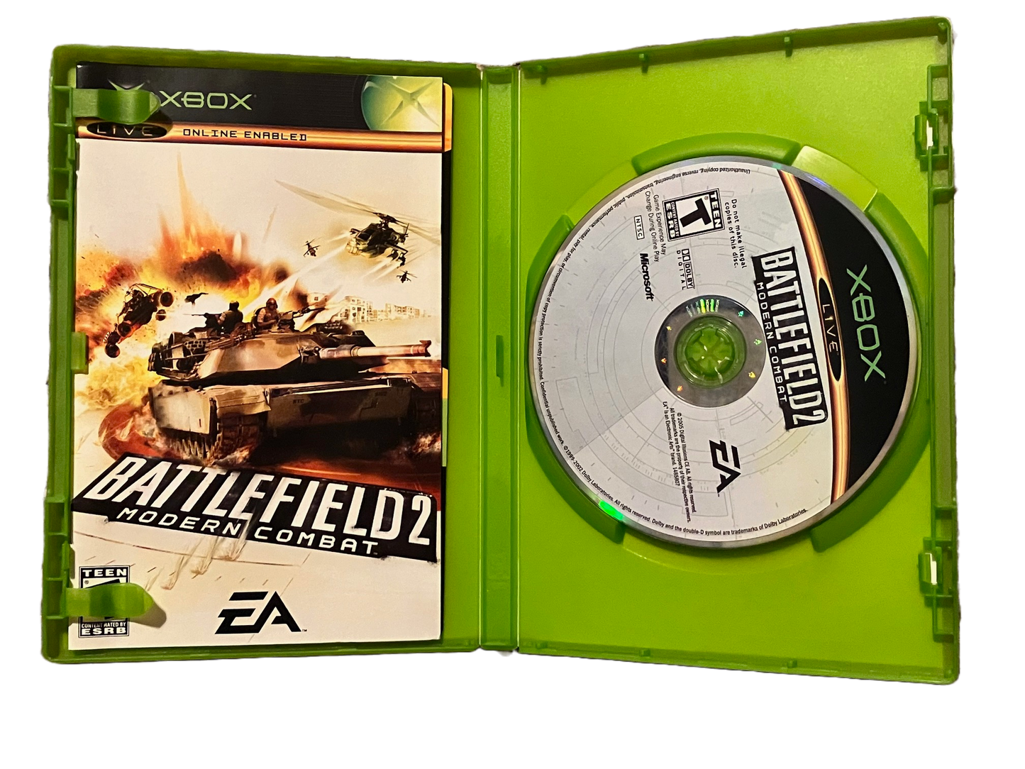 Battlefield 2 Modern Combat Original Xbox Complete