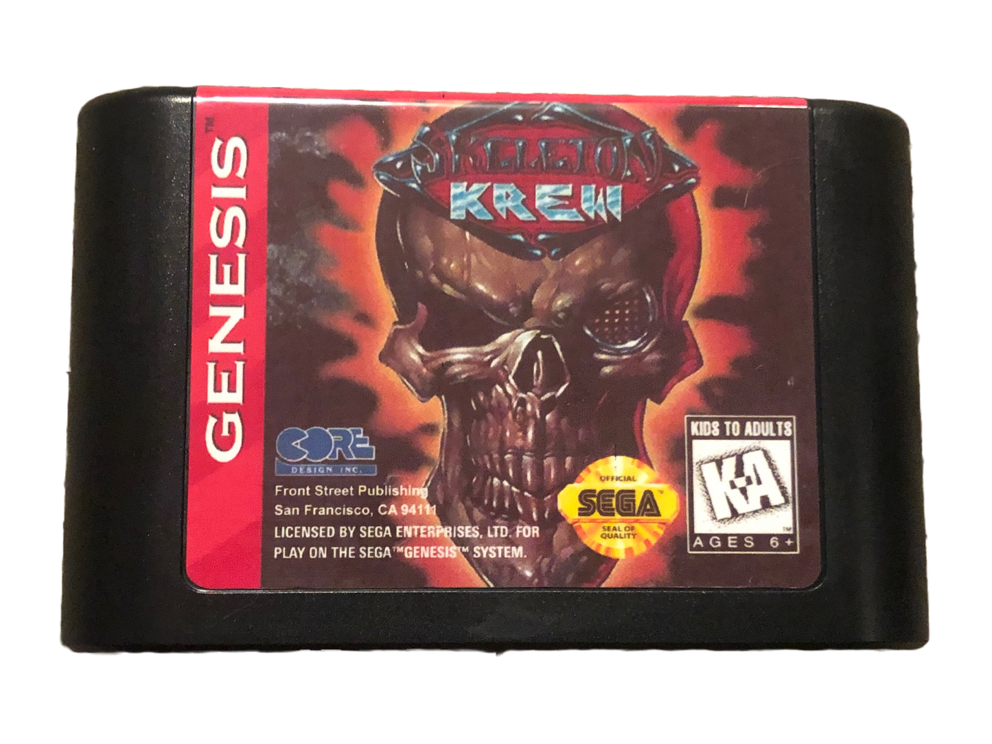 Skeleton Krew Sega Genesis Video Game