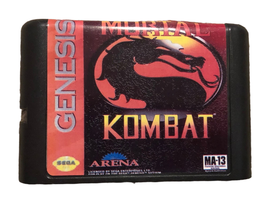 Mortal Kombat Sega Genesis Video Game