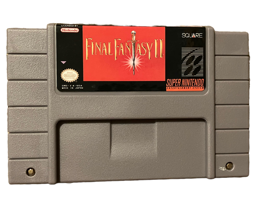 Final Fantasy II 2 Super Nintendo SNES Video Game