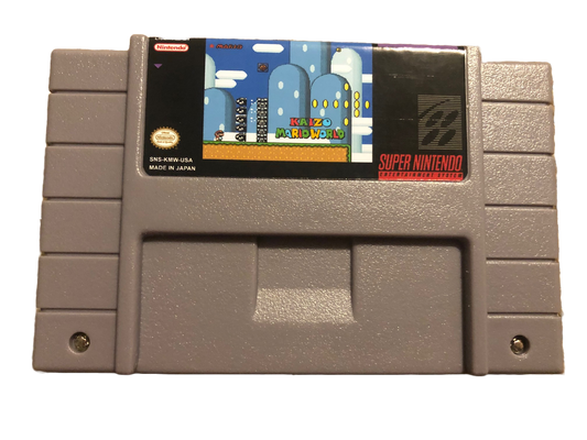 Kaizo Mario World Super Nintendo SNES Video Game