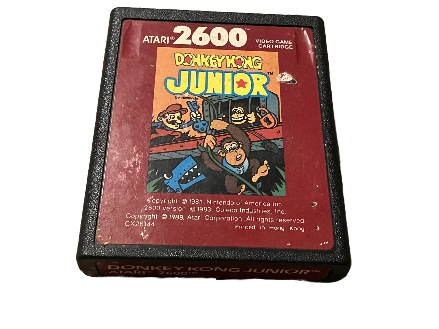 Donkey Kong Junior Atari 2600 Video Game. Red Label! Jr