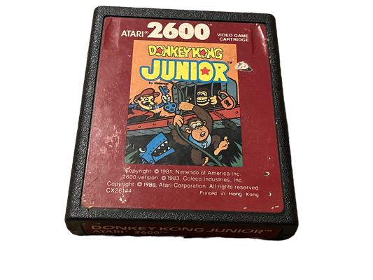 Donkey Kong Junior Atari 2600 Video Game. Red Label! Jr